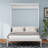 Murphy Bed With 1 Side Cabinet Storage Shelf