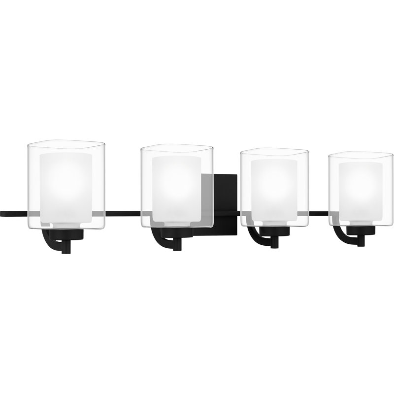 Breault 4 - Light Dimmable Vanity Light, Matte Black