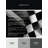 Soft Plush Eakes Modern & Contemporary Checkered Area Rug in Gray – Black Binding-146378232