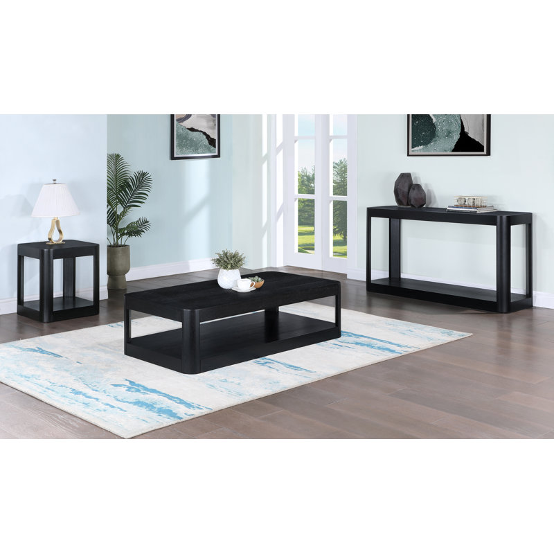 Table basse Damante, Noir