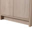 Armoire de salle de bain autoportante 36 po, chêne clair, 2 portes à fermeture douce, tablette réglable, meuble-lavabo à poignées en métal, autoportante, portes avec charnières,