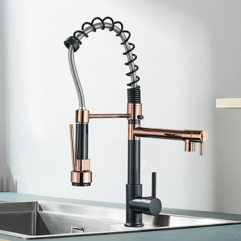 AlenArtWater Pull Down Kitchen Faucet, Oil Rubbed Bronze