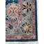 Tapis bleu en laine noué à la main