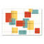 « mid century modern rectangles », reproduction d’impression sur toile tendue