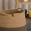 Panier décoratif 100% jute