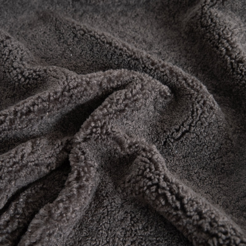 Jeté Teddy, Gris charbon