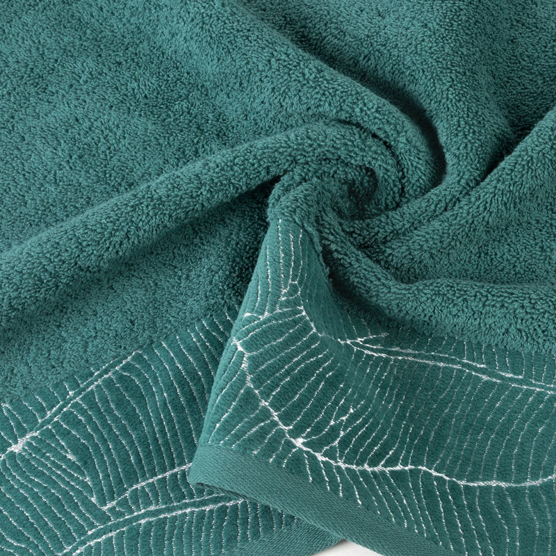 Hyozo Midweight Jacquard Hand Towel, Turquoise