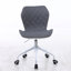 Chaise de travail en similicuir Cavett-50313025-50313026