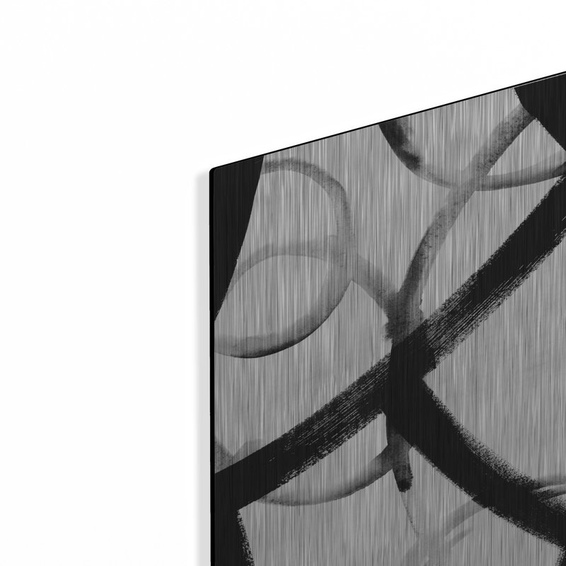 «Mon monochrome Ripple I» par Grace Popp, H 16 po x l 12 po