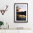 Reflection of the Clouds and Mountains - Picture Frame Painting Print-56925202-56925203