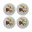 Zodiac Sagitarius Vegan Leather Round Pebble Placemat-2135553373