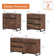 Modern Storage Cabinet, 2-In-1 Sideboard With Adjustable Shelf And 3 Drawers, Coffee Bar Cabinet For Living Or Dining Room, Brown