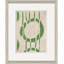Circle Series - Green 2 Framed by Dana Gibson