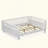 Wood Platform Bed For Kids, Wood Low Profile Full Bed With Rails For Girls And Boys
