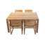 Kortnie 5 - Piece Solid Wood Dining Set-1434066758