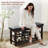 40" Solid Wood Shoe Bench with Cushion, 2-Tier Entryway Storage Bench-917480351