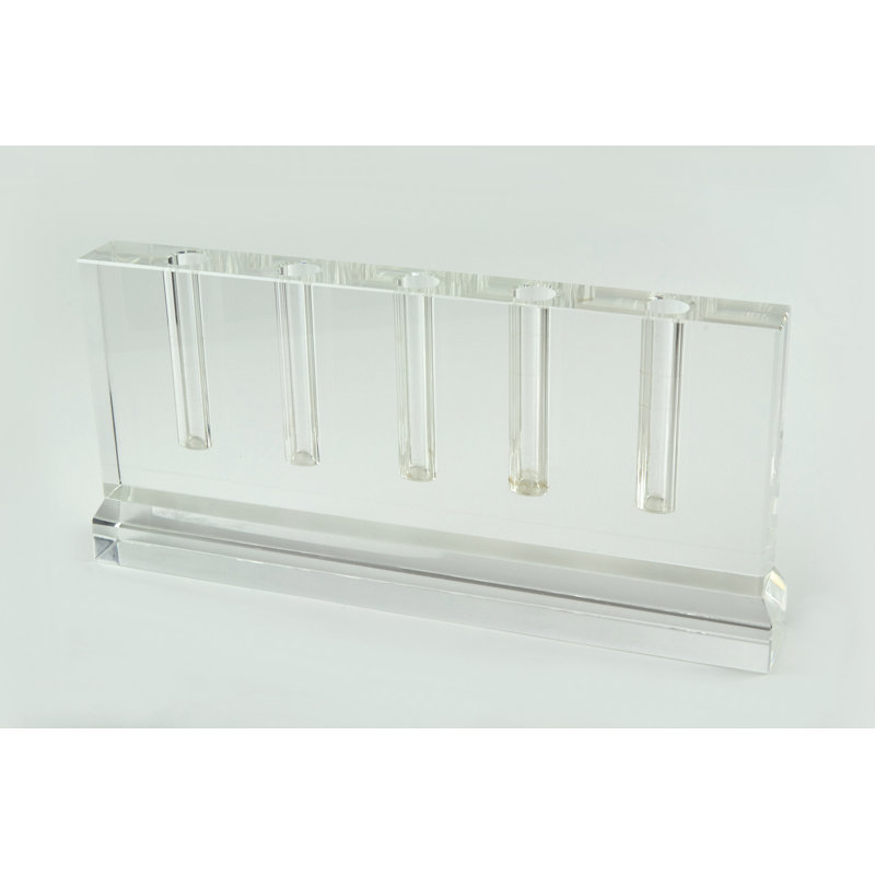 Vase de table en cristal 5,5 po clear Bethsabee