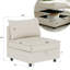 Siège sans accoudoirs pour canapé modulaire modulaire, siège de canapé convertible avec rangement, ensemble de canapé modulaire canapé-lit, combinaisons modulaires flexibles en tissu pour le salon (2 pièces)-1037362879