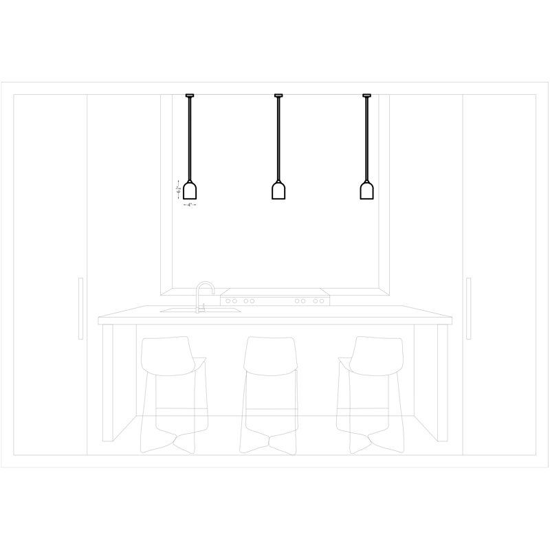 Mini-luminaire suspendu Émile de Génération Lighting , Noir mat, Non