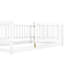 Lit simple - bois de pin blanc, bois de plancher de construction stable pour et