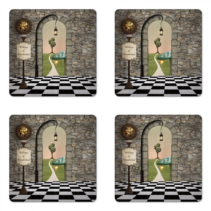 Square 4 Piece Coaster Set