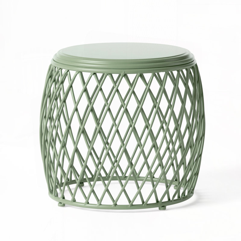 19.75" Iron Side Table