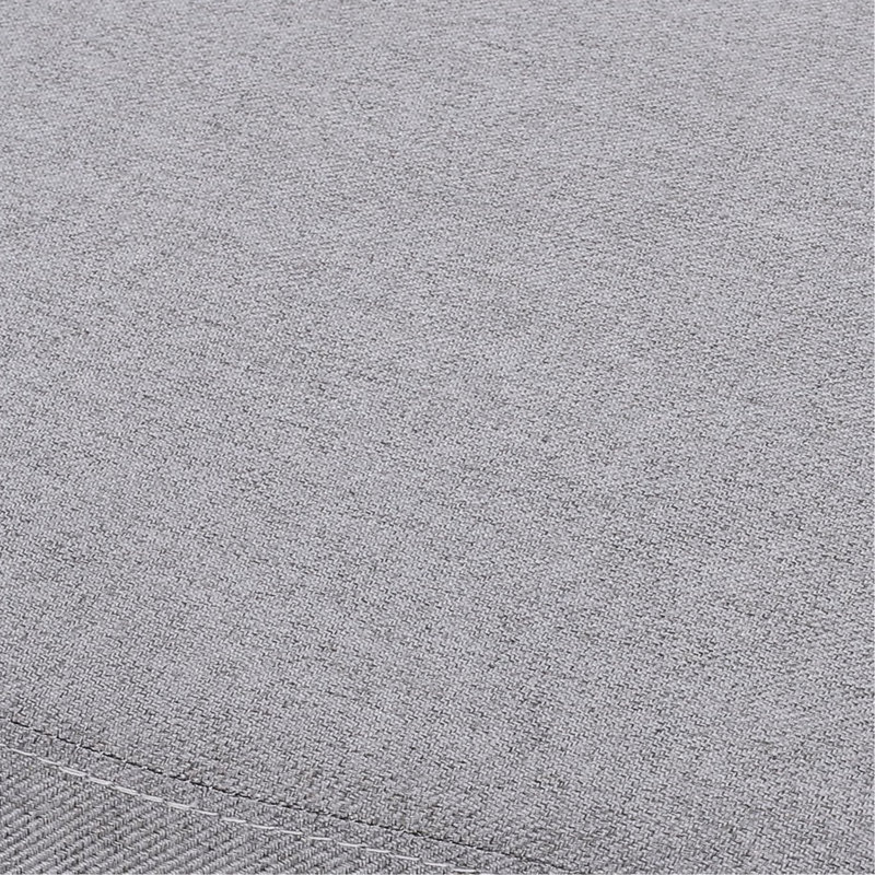 De 2 tabourets de comptoir sans dossier, gris. Élément de siège en tissu lisse, pieds en bois robuste. Ajoute du style à la maison. Moelleux de 15,83 po x l 18,71 po et de H 27,24 po