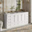 Meuble-lavabo moderne avec lavabo en céramique et rangement à fermeture en douceur