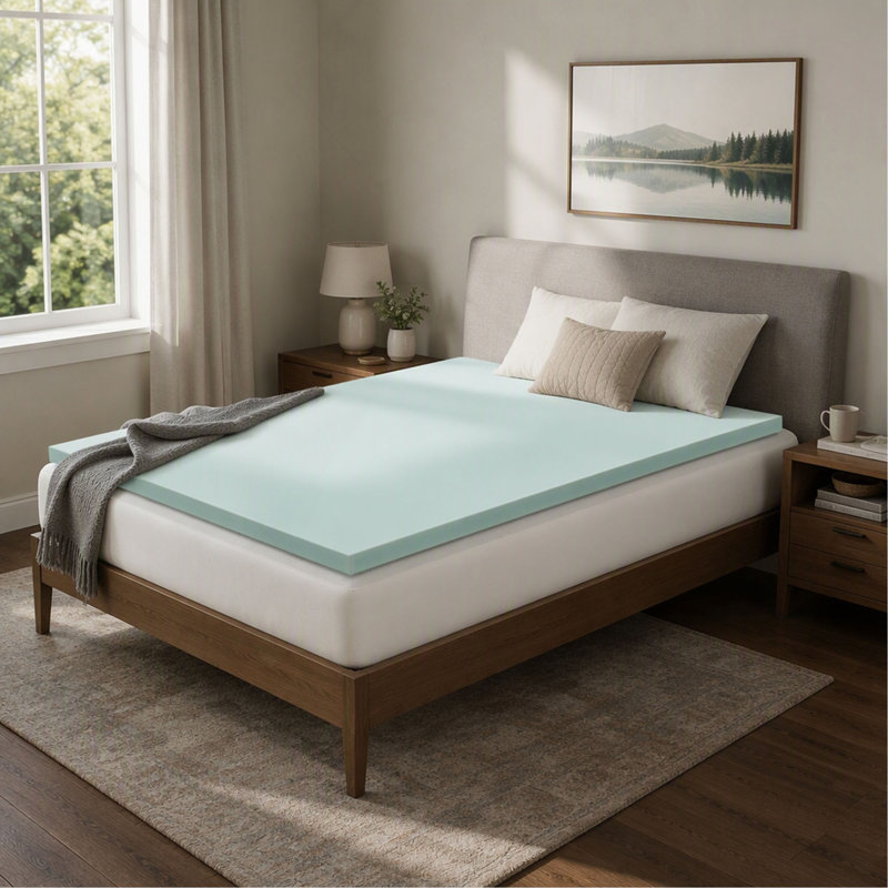 Surmatelas, 3 po, mousse mémoire, Queen