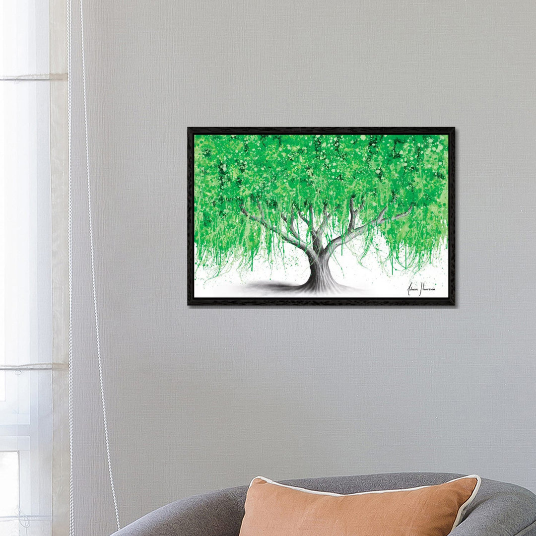 Waterside Willow Tree von Ashvin Harrison - Galerie-Giclée auf Leinwand