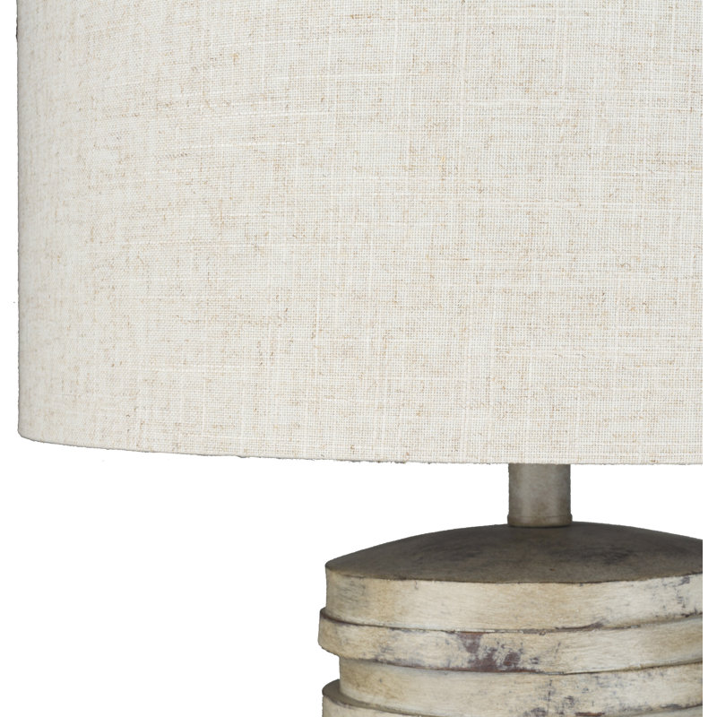 Frazier 28" H Table Lamp with Drum Shade, Sandstone