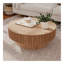 Table basse ronde ronde avec rangement Table d'appoint moderne en placage de bois massif pour table de salon, chambre à coucher, appartement ou bureau-1281664691-1308372029