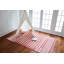 Thompson Wool Geometric Area Rug in Red-1560486079