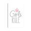 «Girls Rule», reproduction d'art textuel-52840002-52840004-52840006