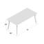 Evanston 71" Wood Dining Table-1190551884