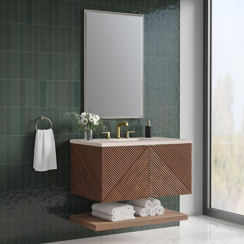 Marcello 36'' W Single Vanity, Eternal Jasmine Pearl, 8" Widespread