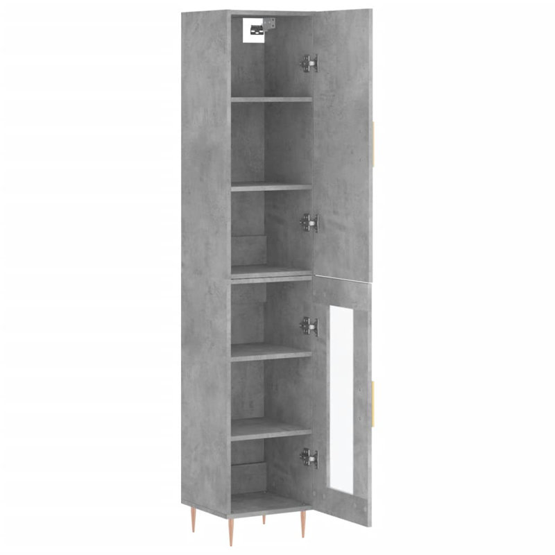 Mihrican 34.5cm Sideboard, Concrete Grey