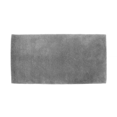 Dove Grey, 44x22-in, Solid Rectangular Rug