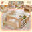 Kids Table And Chairs Set, Kids Table And Bench Set, Wooden Activity Table, Indoor Kid Craft Tables With Storage, Toddler Desk For Home, Classroom-1621018612