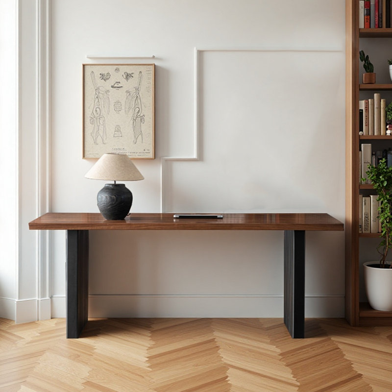Home minimalist style desk, 29.53" H x 70.87" W x 35.43" D