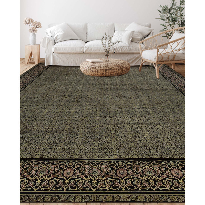 Jahan One-of-a-Kind Rectangle 12' X 15' Hand Knotted Area Rug