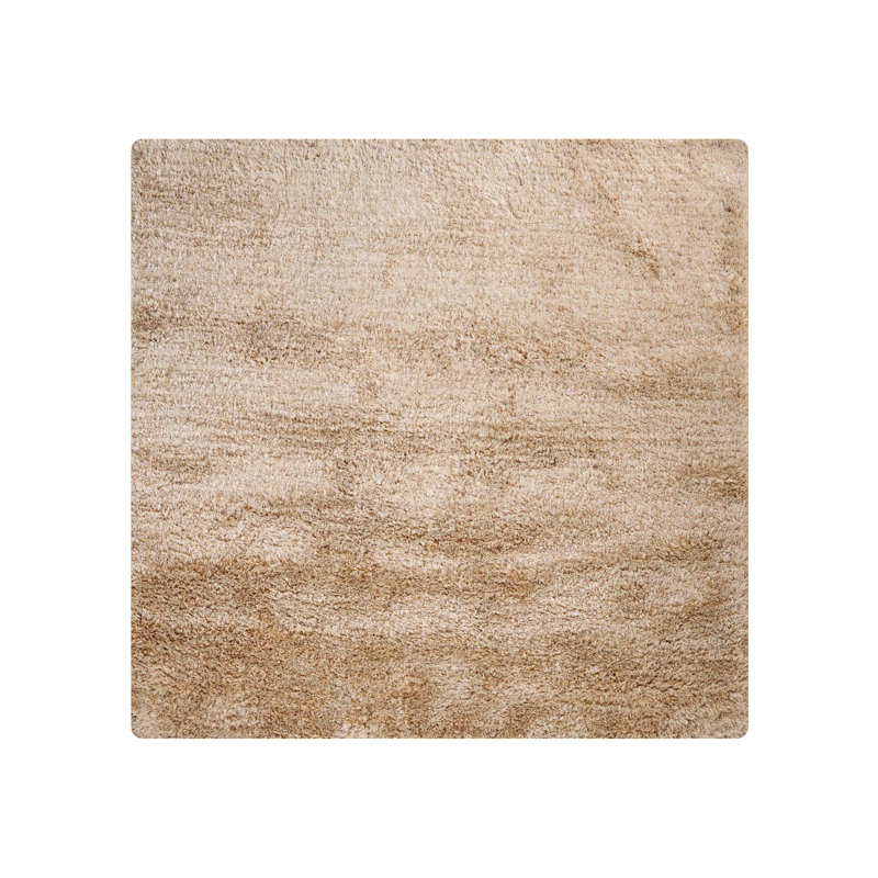 Tapis à poils longs Sanford, Square 6'