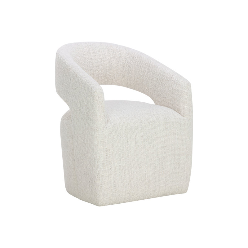 Palau Upholstered Arm Chair, Cream
