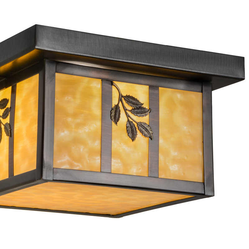 Rustic Lodge 1 - Light Flush Mount, Beige