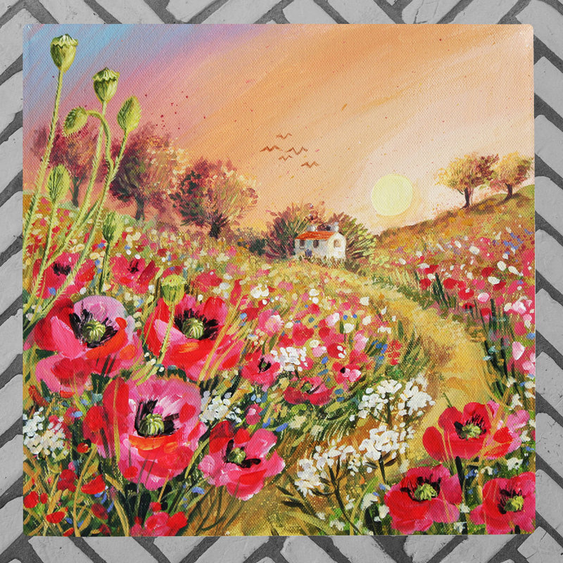 JUDITH YATES Farmhouse Wall Decor on Ceramic