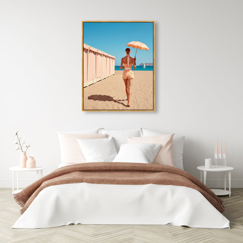Vogue Cabana I Canvas Fashion Print by Oliver Gal, Black Frame, 16 x 20, 16"H x 20"W, Gallery Wrapped