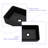 16"X12" Black Ceramic Rectangular Vessel Bathroom Sink