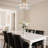 18.5" Gold Modern Flower Chandelier With Acrylic Shades, 4-light E26, Dimmable Pendant Light For Bedroom, Study, Or Small Living Room