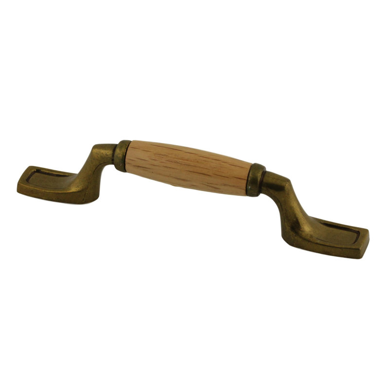 (Paquet de 5) Laiton antique en chêne antique de 50 po
