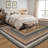 Machine Washable Rug for Living Room Braided Print Non-Slip Area Rug Stain Resistant Carpet for Dining Room Bedroom Nursery Office-587203690